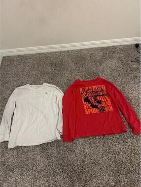 Tommy Bahama & Red Spider-Man Long Sleeve Shirts - Boys Lot Size 12 L